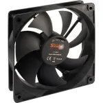 INTER-TECH F-120-S 120mm korpuse ventilaator &ndash; must