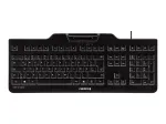 CHERRY KC 1000 SC klaviatuur USB QWERTZ &Scaron;veitsi Must