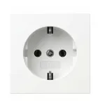 Schuko pistikupesa Gira 418870 s&uuml;vistatav, puhas valge