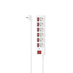 Hama 00223157 nutikas pistikupesade rida 6 vahelduvvoolu pistikupesa 1,4 m 3680 W