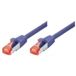 Tecline exertis Connect - paigalduskaabel - RJ-45 (M) pistikuga RJ-45 (M) - 1 m - SSTP-kaabel - CAT 6 - halogeenivaba - lilla (71501V)