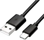 Samsung - andmekaabel / laadimiskaabel - USB Type C - Galaxy 10/10e/10+ - 1,2 m - must (EP-DG970BBE)