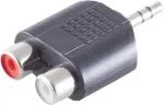 Adapter 3,5 mm pistik 2x RCA emasse ShiverPeaks BS57090