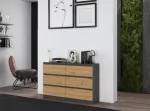 Top e shop M6 120 kummut &mdash; Antratsiit/tamm, 6 sahtlit, 1200&times;300&times;770 mm, puitlaastplaat