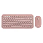 Logitech Pebble 2 Combo klaviatuur ja hiir komplektis universaalne RF-juhtmevaba + Bluetooth QWERTZ saksa roosa (920-012205)