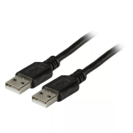USB-kaabel EFB Elektronik USB 2.0 A / A 3m Must