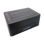 LC-Power LC-DOCK-C-V2 USB-C dokkimisjaam HDMI, DisplayPort, VGA, 3x USB-A, USB-C andmed, USB-C PD 100W, Gigabit Ethernet, SD/microSD kaardilugeja, 3,5 mm heli, hall