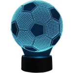 Elight ILU 3D-illusiooniga LED-&ouml;&ouml;lamp s&uuml;damega karupoja disainiga, soe valgus (10x17cm), USB-toitega