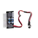 Akyga AK-CA-38 PICO PSU DC/ATX toiteadapter, 120 W, 12 V DC sisend, 24-kontaktiline ATX, P4, SATA, Molex