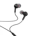 Hoco M78 Wired In-Ear Headphones with Microphone, 3,5mm Jack, Black