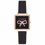 OLIVIA BURTON Naiste kell OB16VB03 22.5mm roosakullatud roostevabast terasest korpus hall nahast rihm