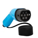Akyga AK-SC-E17 Type 2 elektriauto laadimispistik (emane), kolmefaasiline, 32 A, sinine