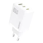 Dudao A29 65W GaN 2x USB-C + 1x USB-A Laadija - Valge