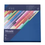 Artoz Papier Mosaic ruudukujulised &uuml;mbrikud tumesinine kleepsu 20 tk