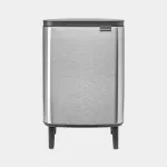 Brabantia BO Trash Bin HI 12 L Matte Steel Fingerprint Proof
