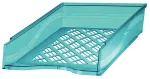 Bene Letter Tray 60100BLT A4/C4 Stackable Transparent Blue