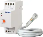 ORNO OR-CR-219 DIN-r&ouml;&ouml;pale paigaldatav h&auml;marusandur v&auml;lise fotoelemendiga, 230V AC, 10A, 2-100 Lux