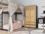 Topeshop SZAFA MALWA AN/AR K bedroom wardrobe/closet 5 shelves 2 uks(s)