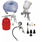 Einhell 4132776 pneumaatiliste t&ouml;&ouml;riistade komplekt, 5-osaline, puhumisp&uuml;stol, rehvipump, v&auml;rvipritsep&uuml;stol, p&otilde;hjapritsep&uuml;stol ja 4 m spiraalvoolik