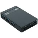 EXSYS EX-1635 USB 3.2 Gen 1 mitmekaardilugeja - must
