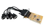 EXSYS 4-pordiline RS-232 PCI seeriaportide kaart FTDI kiibistikuga (EX-41084)
