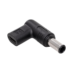 Akyga AK-ND-C14 USB-C &ndash; DC 6,5 x 4,4 mm + tihvt adapter s&uuml;learvuti laadimiseks, 18,5-20 V, 100 W