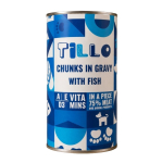 TILLO Chunks in gravy Fish m&auml;rg koeratoit, 1250 g