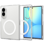 Spigen AirSkin MagSafe &uuml;mbris Samsung Galaxy Z Fold 8 jaoks, l&auml;bipaistev/valge