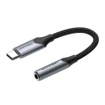 Audioadapter Vention BGJHA USB-C isane &ndash; 3,5 mm pesa emane, 0,1 m kaabel