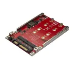 StarTech S322M225R kahe pesaga M.2&ndash;SATA RAID-adapter 2,5-tollisele kettasahtlile