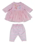 nukk clothes set ZAPF BABY born Dress Rose for 36 cm dolls, multicolour, foldable, age 1+