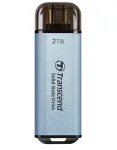 TRANSCEND Esd300c - 2TB kaasaskantav SSD - USB USB-C - 3D Nand Flash - Taevasinine