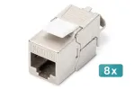 Digitus CAT 6A Keystone Module shielded toolfree Modul 8 pcs