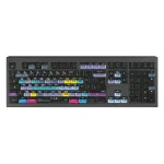 Logickeyboard ASTRA 2 DaVinci Resolve klaviatuur Macile, t&auml;issuuruses, juhtmega USB, k&auml;&auml;rmehhanism, QWERTZ saksa, must