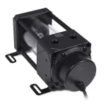 Alphacool Eisbecher Aurora D5 150 mm reservuaar VPP Apex D5 pumbaga, atsetaal/klaas (13327)