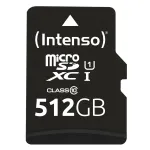 Intenso 512 GB UHS-I microSD CL10 v&auml;lkm&auml;lu