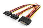 Assmann SATA Y-Adapterkabel 15-pin SATA auf 2x 15-pin SATA ST/BU/BU 0,3m SATA Y-Adapter-Kabel, 0,3m - 15-pin SATA auf 2x 15-pin SATA, ST/BU/BU - Siche