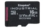 Kingston Technology 16GB microSDHC Industrial C10 A1 pSLC Card &uuml;ksikpakend ilma adapterita
