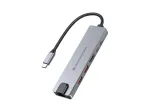 Conceptronic DONN29G 6-in-1 USB 3.2 Gen 2 dokkimisjaam, 4K60Hz HDMI, USB-A 10Gbps x 2, USB-C 10Gbps, GbE LAN, 140W USB PD 3.1