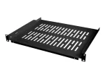 LogiLink Rack - Regal - must, RAL 9005 - 1U - 48,3 cm (19 tolli)