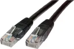 MediaRange - paigalduskaabel - RJ-45 (M) - RJ-45 (M) - 2,0 m - varjestatud - CAT 6 - must (MRCS125)