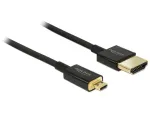 HDMI-kaabel DeLOCK HDMI-A/HDMI Micro-D 3 m
