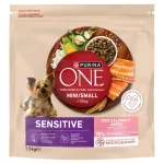 PURINA ONE MINI koeratoit tundlikule seedimisele l&otilde;he ja riisiga 1,5 kg