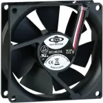 Inter-Tech 88885181 arvuti jahutuskomponent, korpuse ventilaator 8 cm, must (88885181)