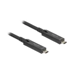 DeLOCK USB-kaabel USB 3.2 Gen 2 5m USB C Must 84255