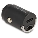 DeLOCK 64278 Mini autolaadija USB-C PD 3.0, 30 W, 3 A, must