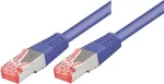 Tecline exertis Connect - paigalduskaabel - RJ-45 (M) kuni RJ-45 (M) - 10 m - SSTP-kaabel - CAT 6 - halogeenivaba - lilla (71510V)