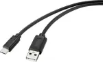 Renkforce RF-4695144 USB-kaabel 2 m USB 2.0 USB A USB C Must (RF-4695144)
