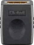 ACC HDMI adapter AH006, HDMI Type-A to HDMI Type-A, kullatud kontaktid, must