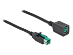 Toitega USB pikenduskaabel DeLOCK 85983 12 V 4 m Must